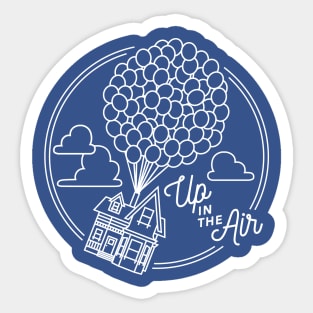 Up In The Air - Outline Sticker